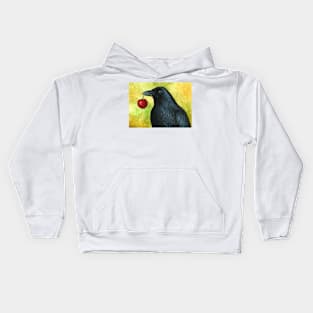 Crow Bird 55 with Cherry Kids Hoodie